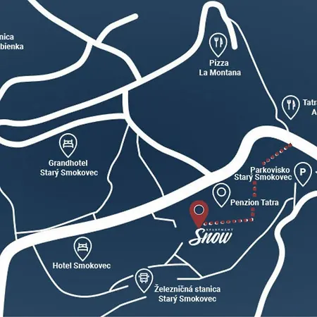 Snow V Centre Starého Smokovca Apartamento *